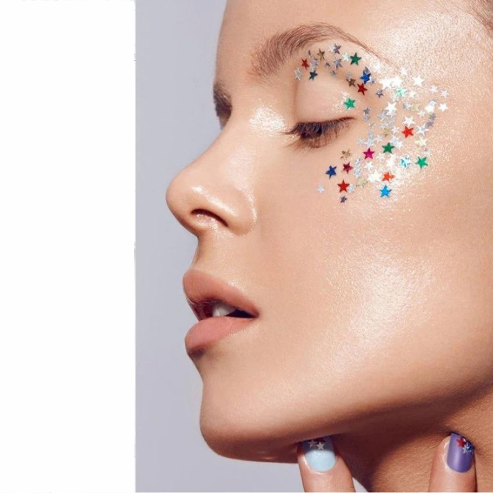 Блестящий гель модный макияж для тела макияжа лица и глаз тени век мерцающие