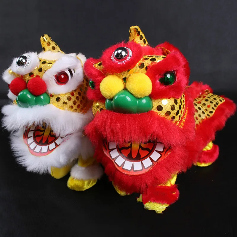Электрическая плюшевая игрушка лев электрическая Zhaocai Лев детский подарок