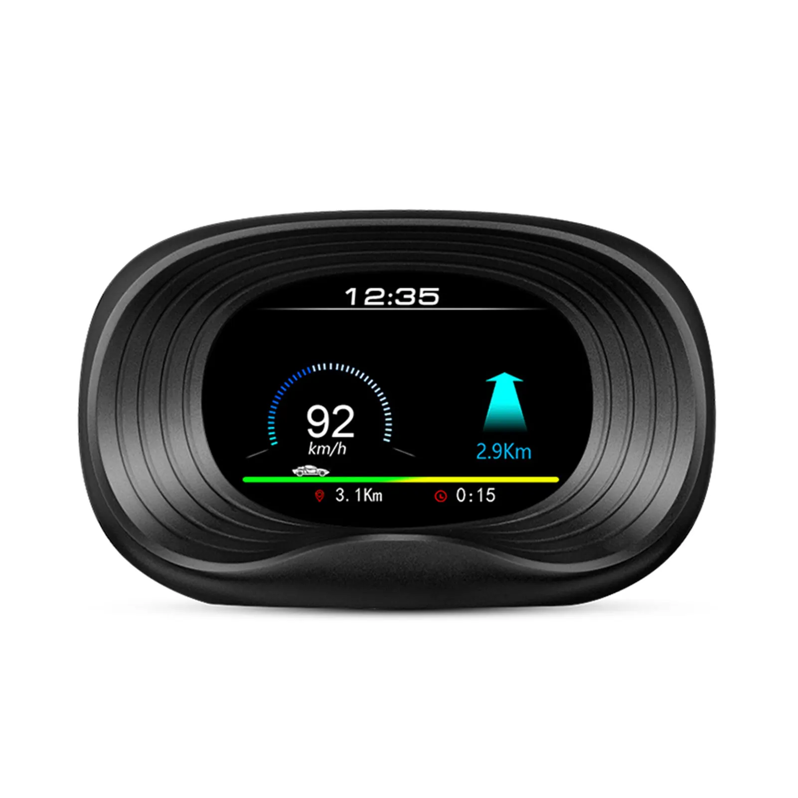 

Автомобильный проекционный дисплей OBD2 + GPS, двойная система, умный датчик, HD монитор, секундомер для вождения, одометр, цифровой светодиодный...
