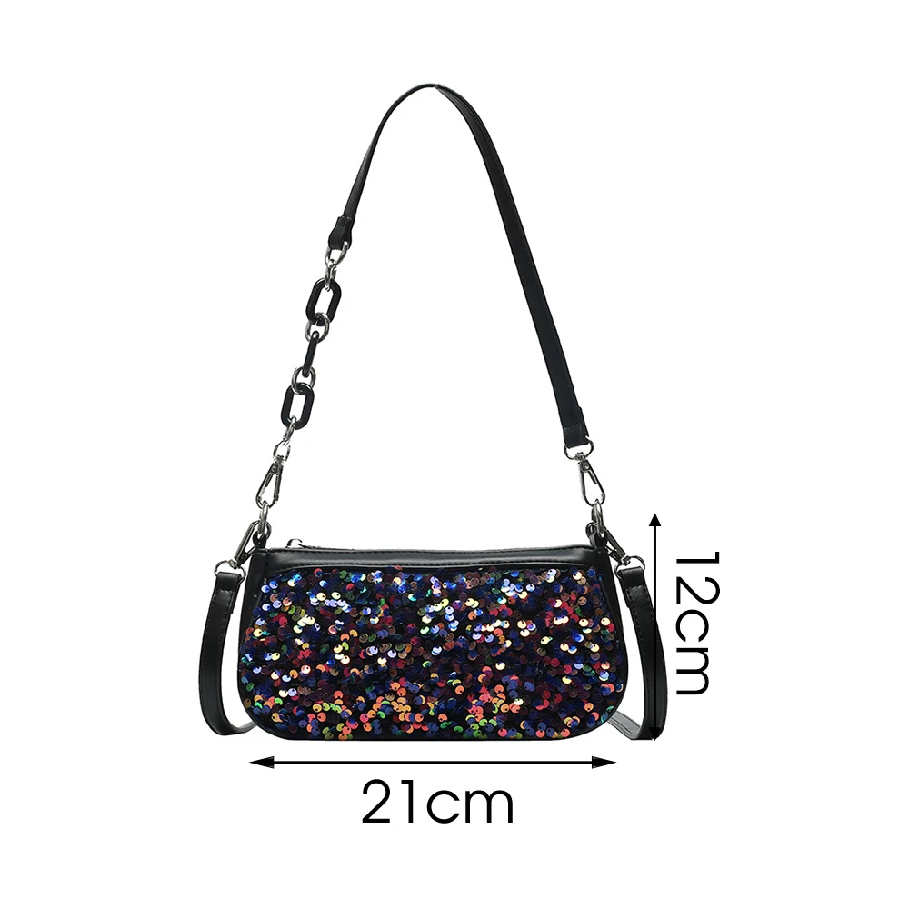 

PU Leather Crossbody Bag For Women Mini Fashion Messenger Bag Retro Evening Handbag Chain Shoulder Bags Small Purse Female Bols