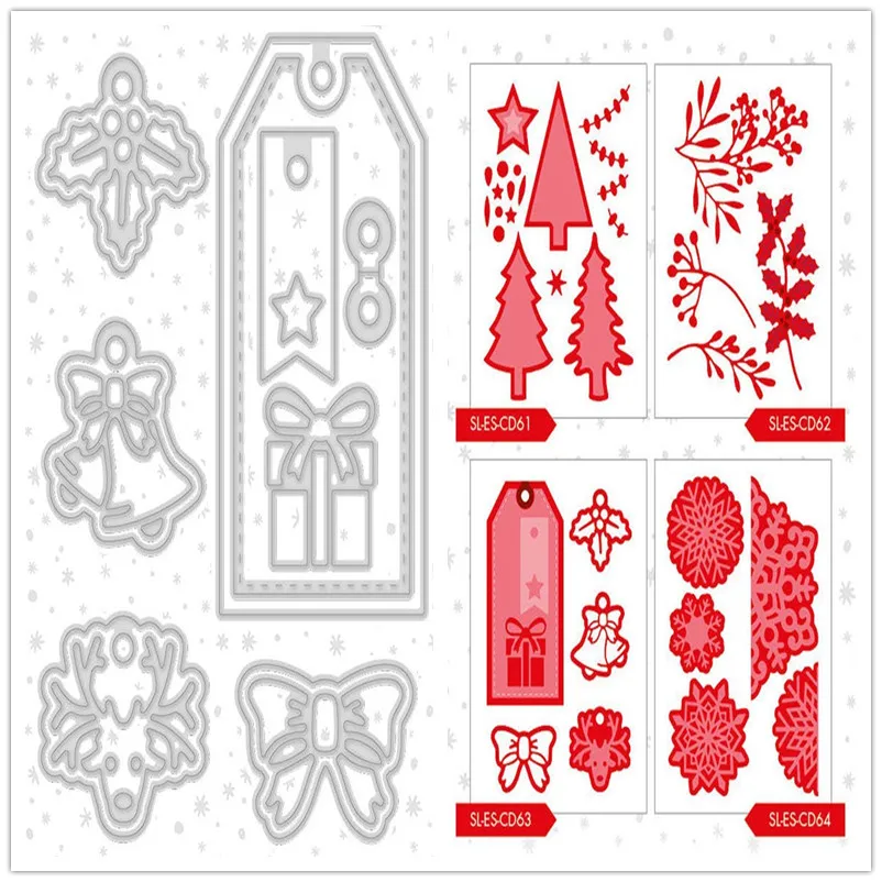 

Christmas Gifts Metal Cutting Dies For DIY Craft Making Decoration Greeting Stencil Paper Card Scrapbooking Album