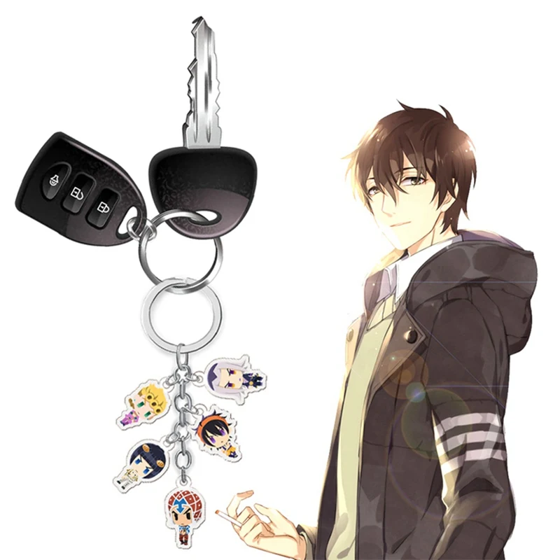 JOJOS японское аниме брелок акриловый ремешок/подвески/брелок 2019|Брелоки| |