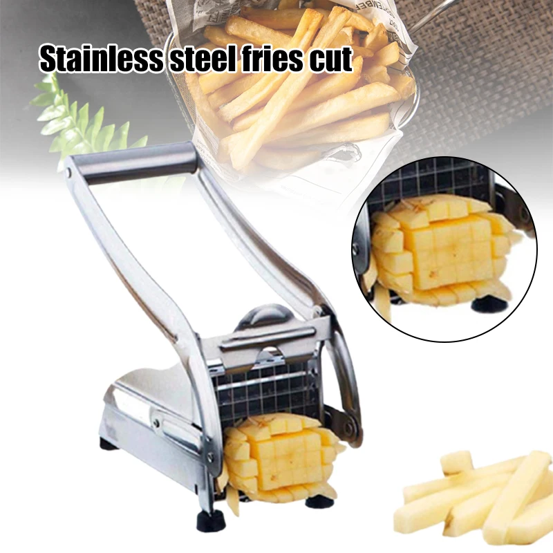 

French Fries Cutting Potato Cutting Machine Manually Cutting Potato Slices Quick Slicer a Good Helper for Making French FBS889