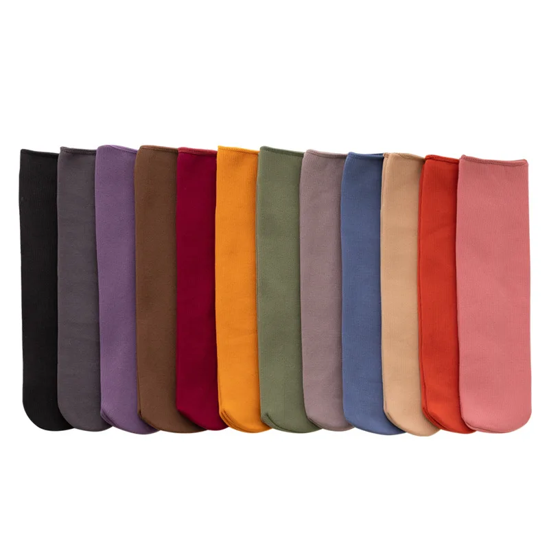 5Pairs/Lot Winter Women Men Unisex Seamless Warm Thicken Wool Thermal Cashmere Snow Socks