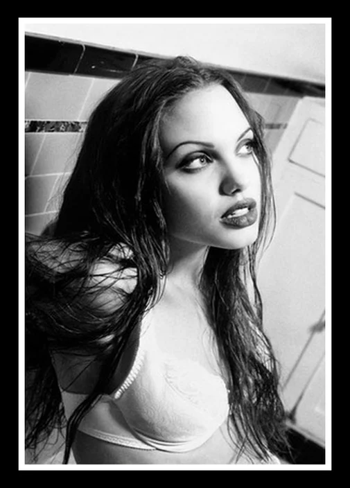 Идеальный JL Анджелина Джоли сексуальный горячий фильм звезда актекс черно-белый