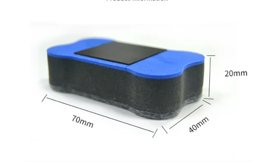 

Magnetic Flannel Blackboard Whiteboard Eraser Office Learning Cute Sponge Eraser