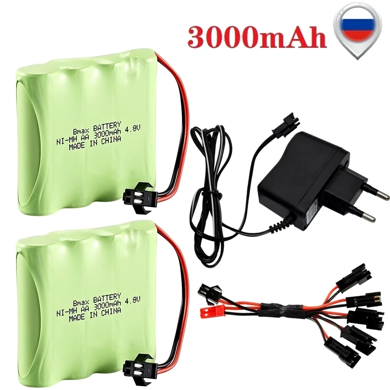 S Tanks Robots Boats Guns Ni-mh/nimh Aa 4.8 V Battery Pack