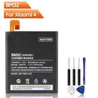 replacement phone battery bm32 for xiaomi mi 4 m4 mi4 bm32 rechargeable battery 3080mah