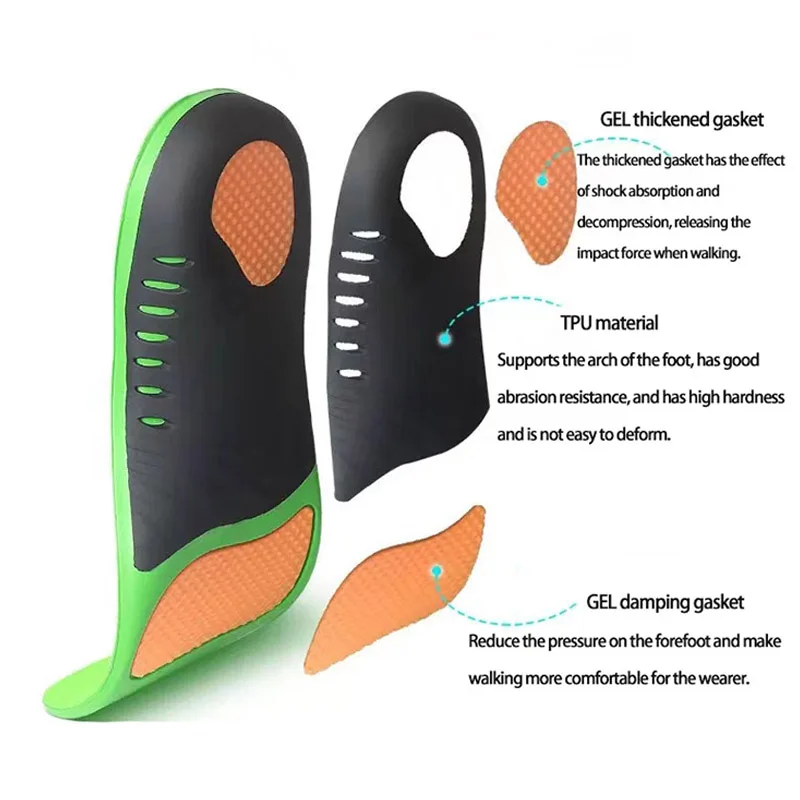 Фото KID'sarch support insoles professional correction of flat elbow varus XO-shaped leg insole soft shock absorption sports full pad Обувь KID'sarch support insoles professional correction of flat elbow varus XO-shaped leg insole soft shock absorption sports full pad Обувь