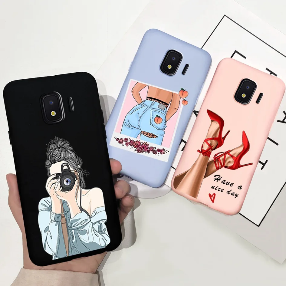 Мягкий чехол из ТПУ для Samsung Galaxy J2 Core J260 матовая задняя крышка J260F - купить по