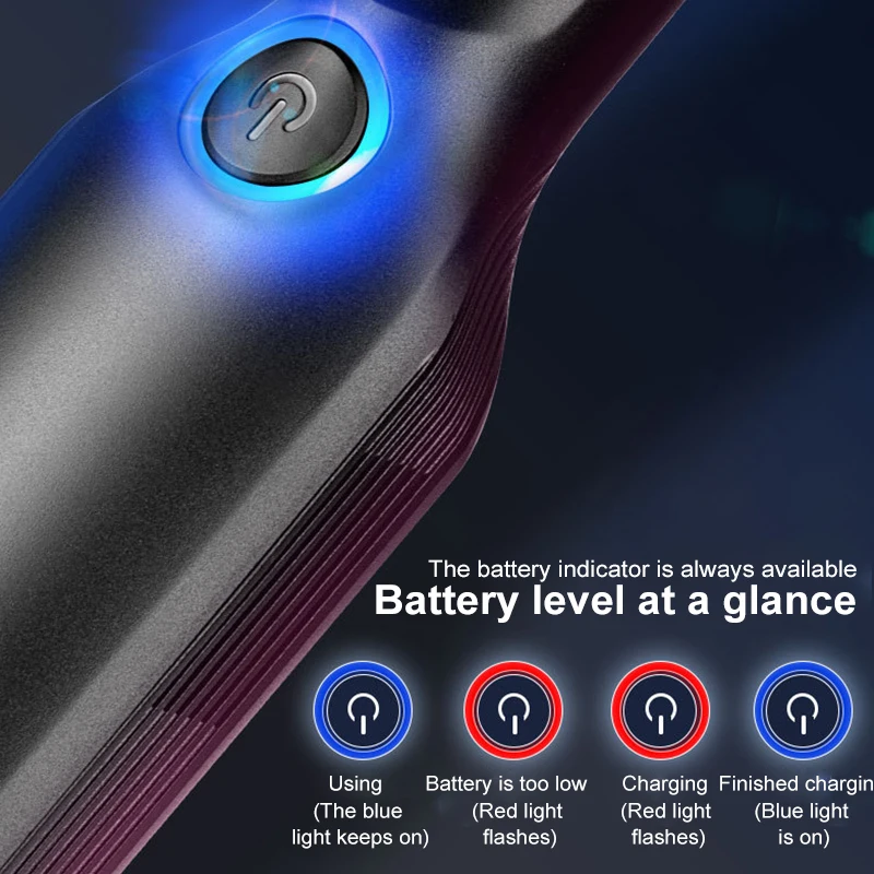 

High Suction Wireless Vacuum Cleaner Powerful Car Washer Portable Wet and Dry Ultra-long Battery Life Car Vacuum Cleaner 12V 60W