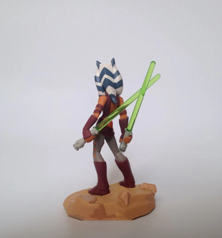 

10cm Star Wars Mandano Ahsoka Tano Figure Doll Model PVC Toy Decoration OPP Bag Children Gift