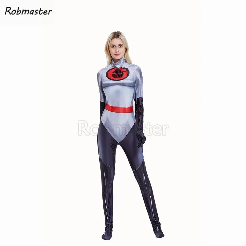 Новое поступление костюм Суперсемейка 2 из спандекса с 3D принтом Зентаи Хелен