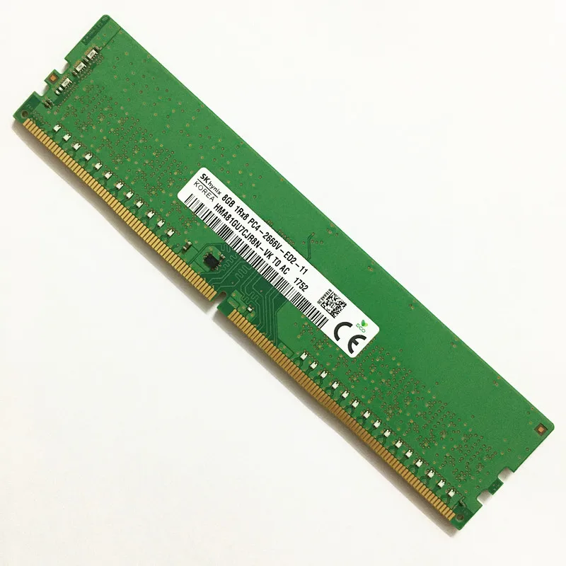 

Серверная память SK hynix DDR4 ECC ram, 8 ГБ, 2666 МГц, DDR4, 8 ГБ, 1Rx8 PC4-2666V-ED2-11, ECC DDR4, память для настольных ПК