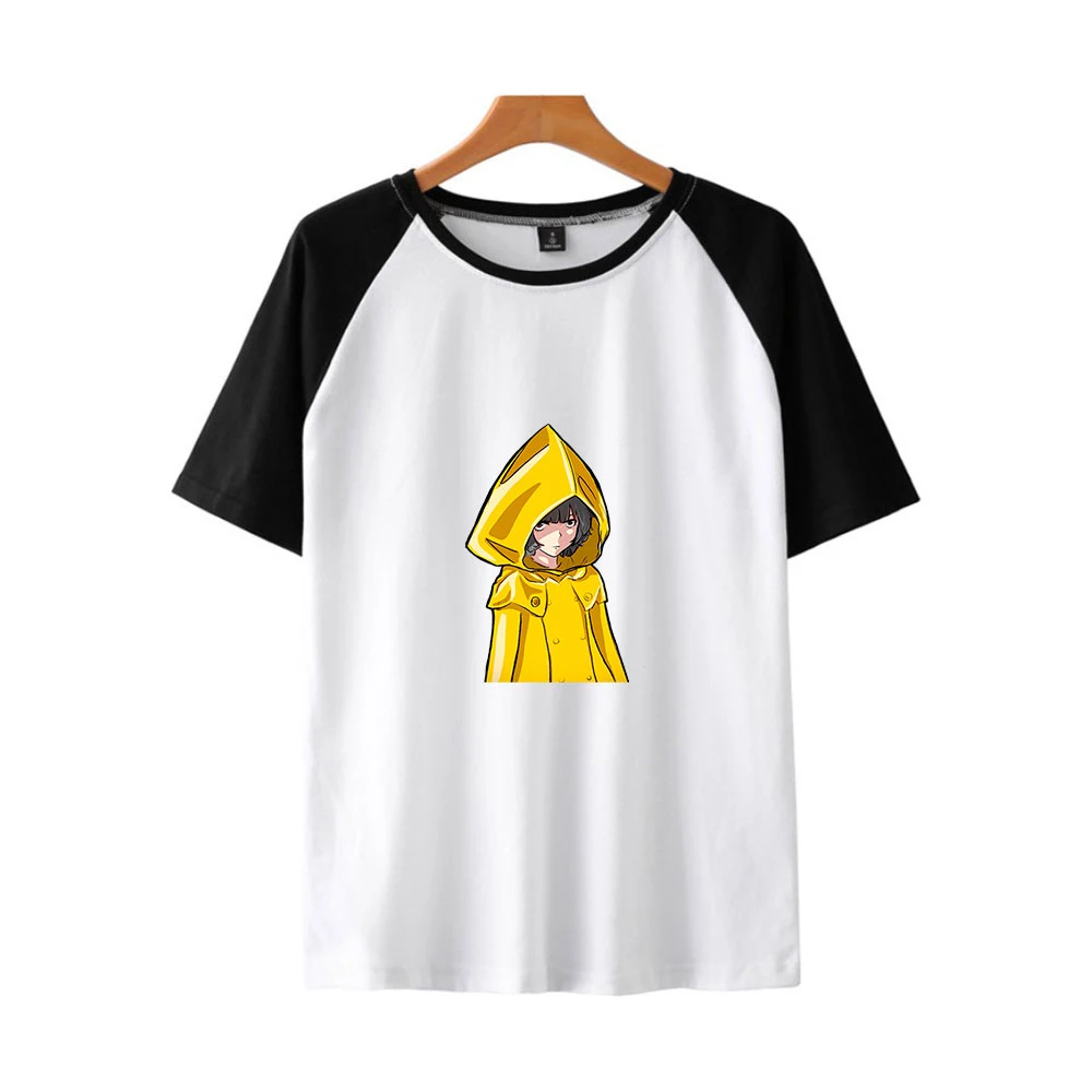 

Футболка Little Nightmares, летняя свободная футболка с коротким рукавом для мужчин и женщин, очень маленькие футболки с кошмаром