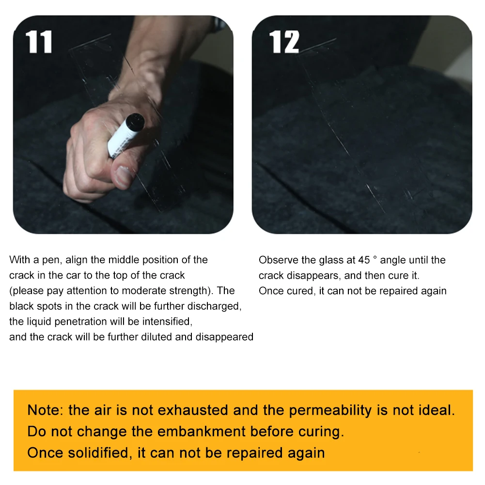 

Exterior Scratch Car Windshield Repair Kit Crack Removal Damage Multifunction Auto Styling Maintenance Universal Glass Corrector