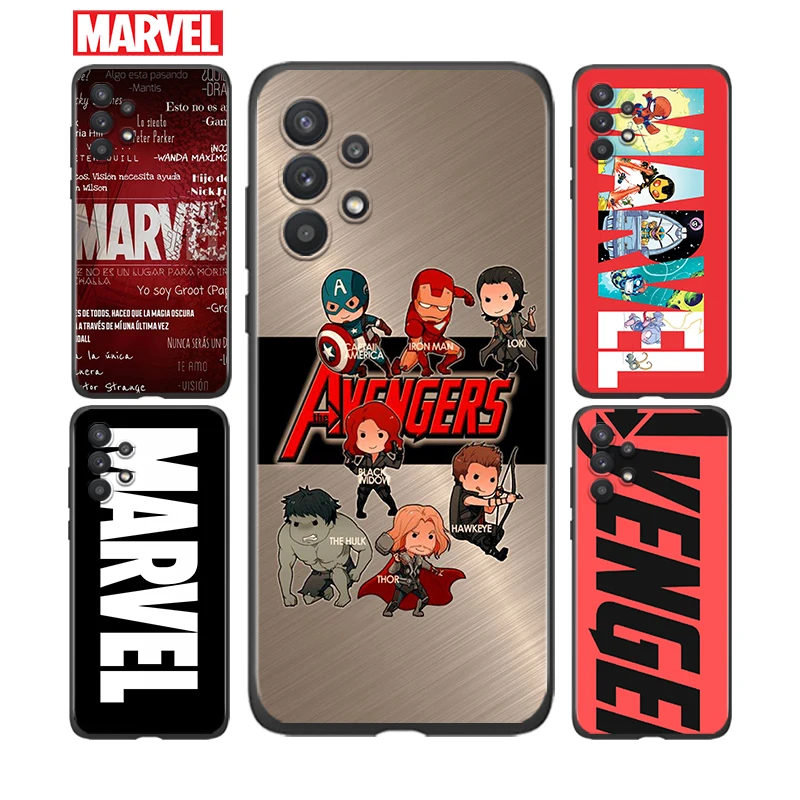 

Marvel Avengers Logo Superhero For Samsung A91 A72 A71 A52 A51 A42 A41 A32 A31 A22 A21S A12 A11 A03 A02S A01 4G 5G Phone Case