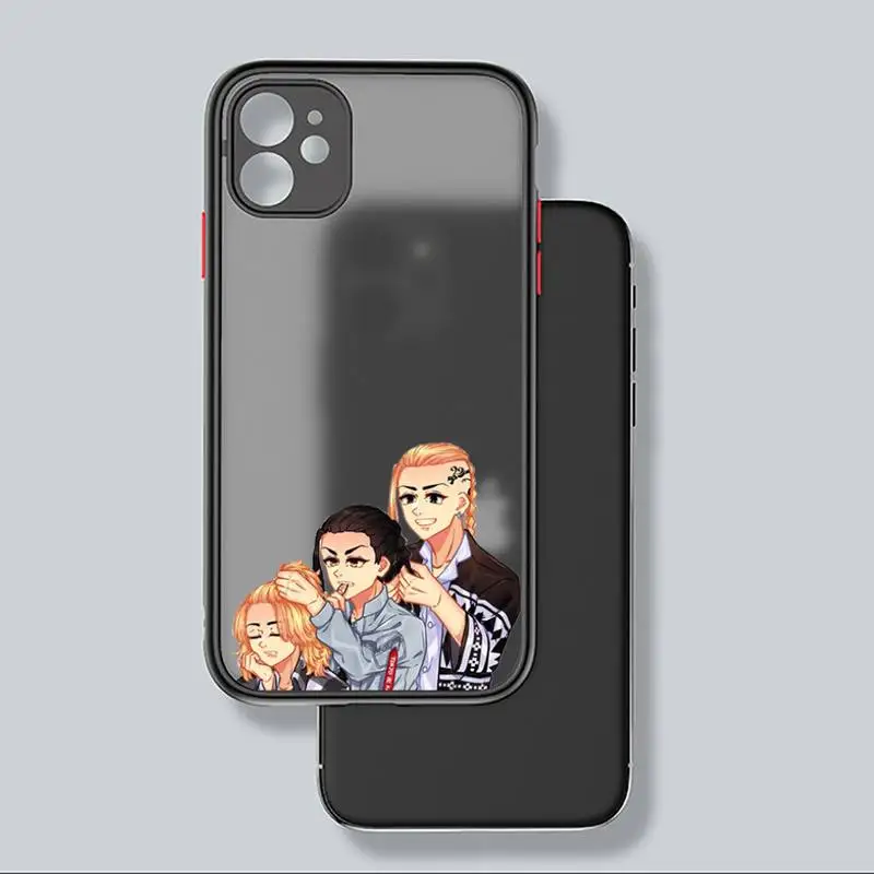 

Tokyo Revengers manjiro sano Phone Case For iphone 12 11 8 7 plus mini x xs xr pro max matte transparent cover