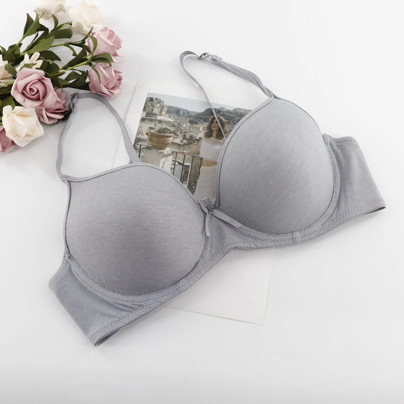 Бюстгальтеры Beauwear однотонный хлопковый бюстгальтер пуш ап чашка C D плюс размер 40