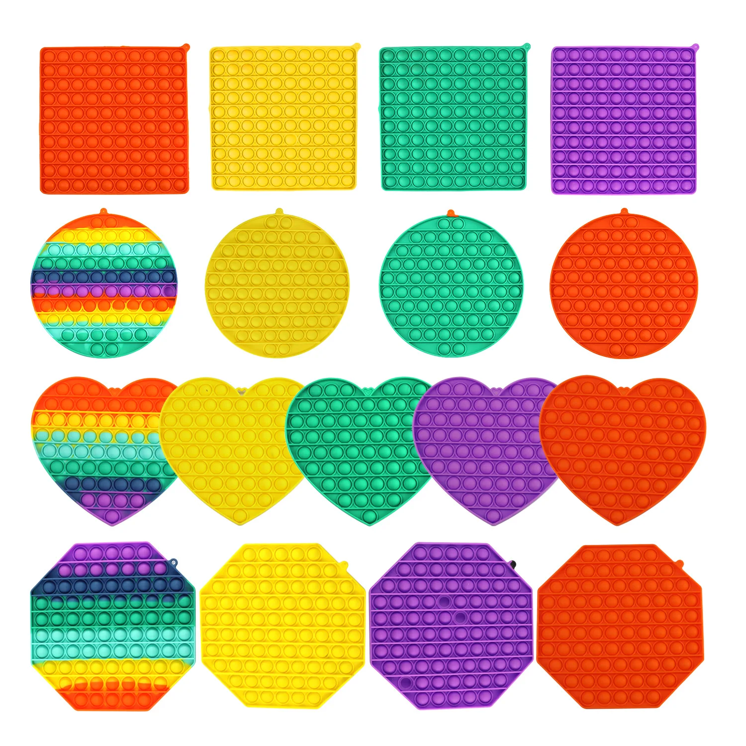 Grande Tamanho Push Bolha Fidget Brinquedos Autismo Precisa Mole Estresse Reliever Brinquedo Adulto Criança Engraçado Anti-stress Reliver Pop