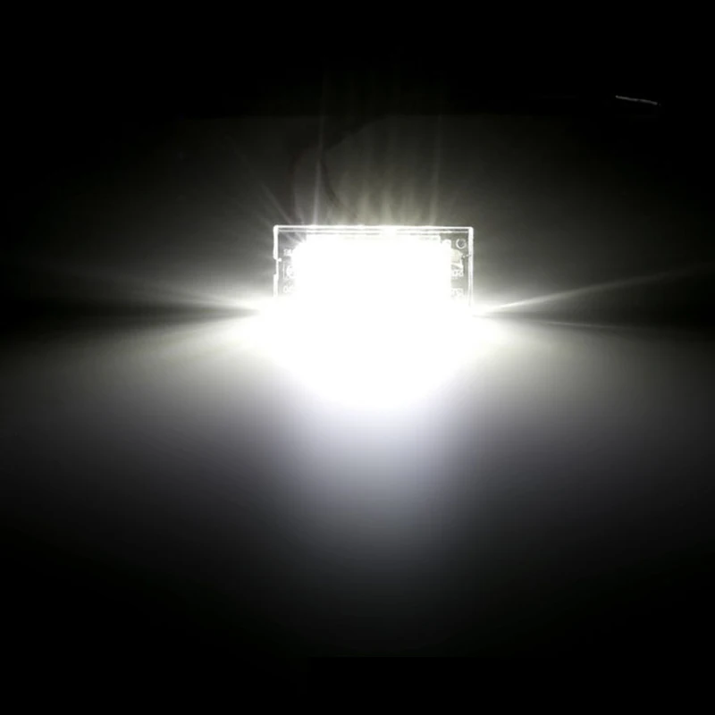 2 шт./компл. Белый светодиодный номерной знак светильник лампа 18 12V для BMW E53 X5 1999 2003