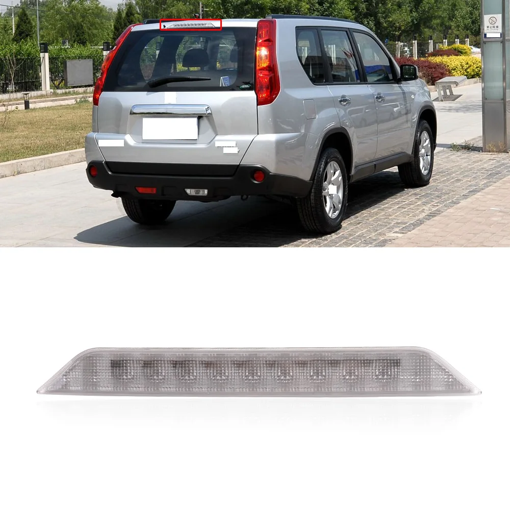 CAPQX для Nissan X-trail Xtrail T31 2008-2013 задний фонарь с высоким креплением, 3-й третий тормозной светильник, задний дополнительный тормозной светильник