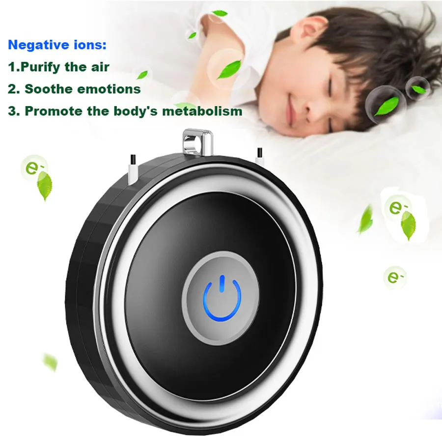 

Mini Ionizer Air Purifier Home Negative Ion Generator Air Cleaner