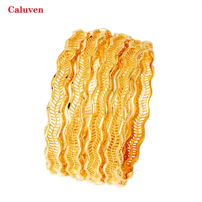 4 шт. индийские браслеты &quotДубай&quot Для Женщин Арабские с шармом в эфиопском