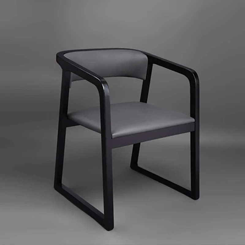 

Современный минималистичный обеденный стул, спинка стула из массива дерева для дома, отеля, ресторана с подлокотником, офиса, скандинавский...