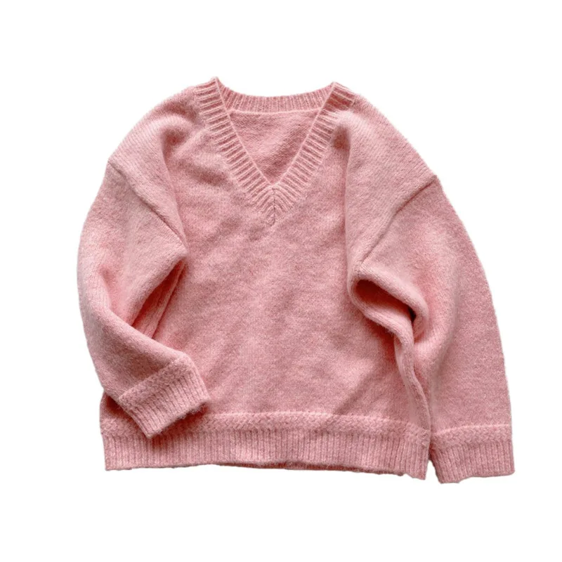 

Sweet Solid Color Sweater Kawaii Korean Fashion 2021 New Autumn Winter Warm Women Sweaters Casual Loose Female Knitwear Harajuku