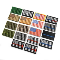 3d tactical badge military patches for clothing blood type us army stripes on clothes backpack applique spain flag embroidered