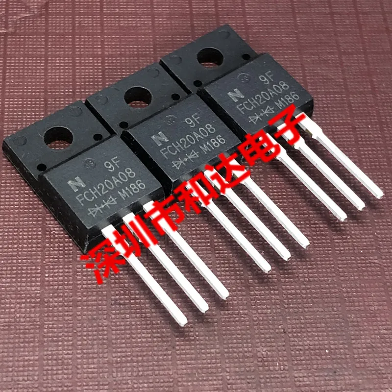 10 шт FCH20A08 TO-220F 80V 20A