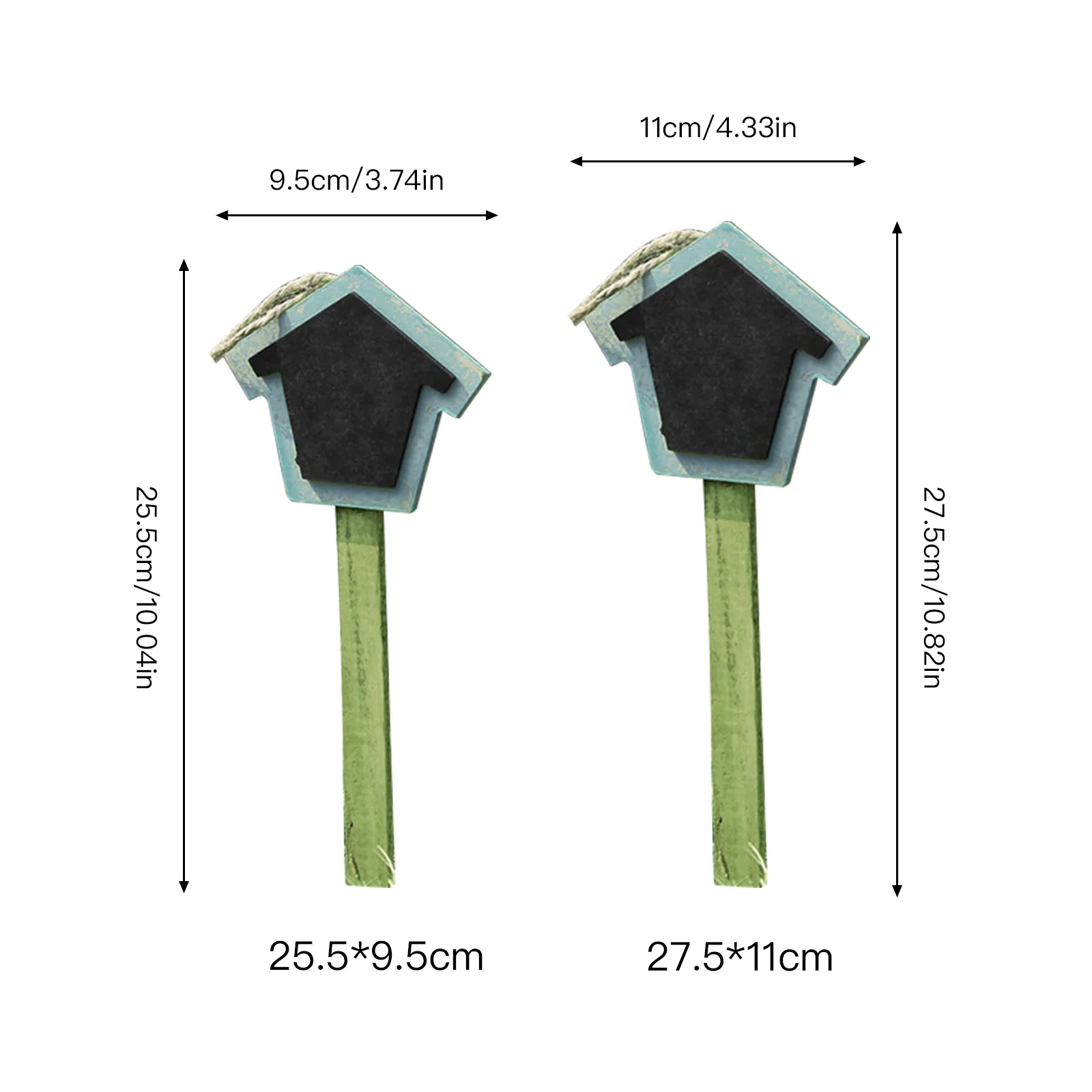 

6pcs Mini Wooden Chalkboard Plant Markers Creative Blackboard Signs Garden Flowers And Plants Tags Garden Decoration Tools