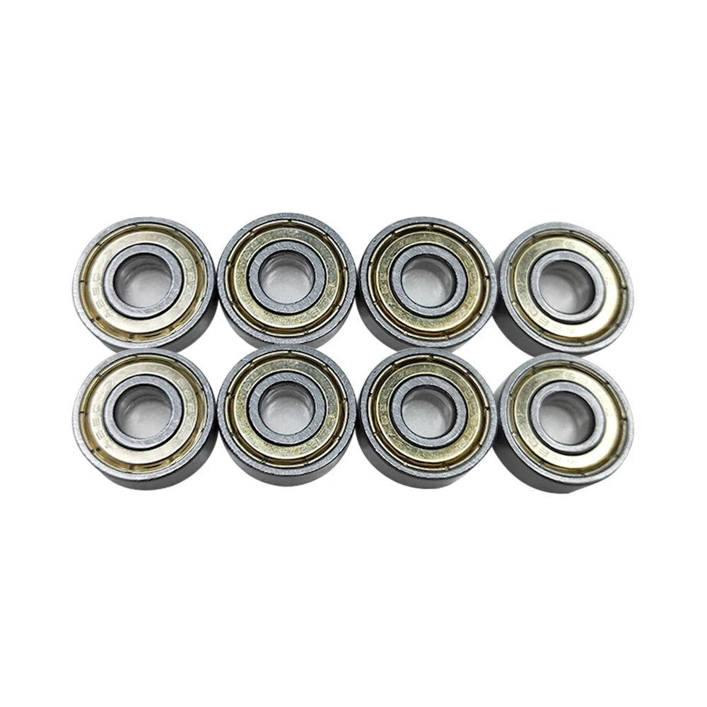 

Высокоскоростные износостойкие подшипники для скейтборда, скутера, Лонгборда ABEC 11, 4 шт., серебристые распорные втулки подшипника