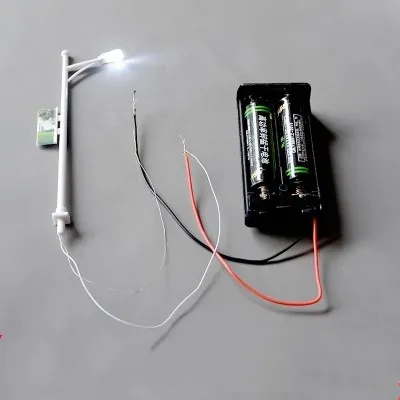 100pcsOutdoor Advertising Lamp Model with LED light Miniature for Train Layout |