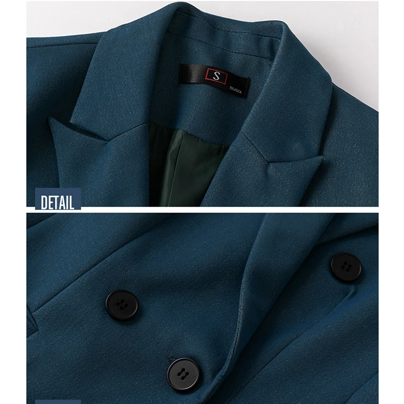 

Women Striped Blazer Suits Ladies Fashion Pink Yellow Jacket and Pencil Pant Sets Business Wear Office Formal Work Clothes