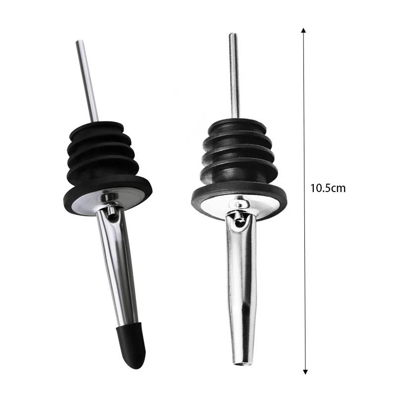 

Stainless Steel Wine Pourer Flow Bottle Stopper Bar Supplies Spout Pourer Leak-proof Durable Lightweight Food-grade Portable