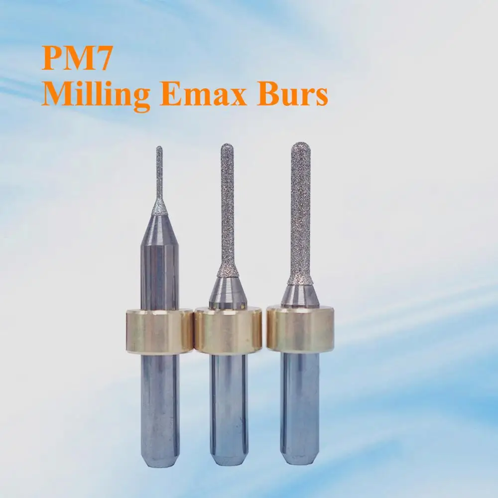 

5 Pieces PM7 Milling Lithium Disilicate Emax Burs Tools Hot Sale
