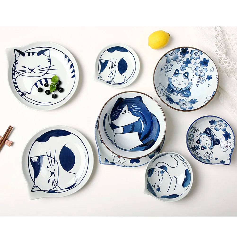 Соусные блюда из 3 предметов креативные милые керамические чаши для приправ