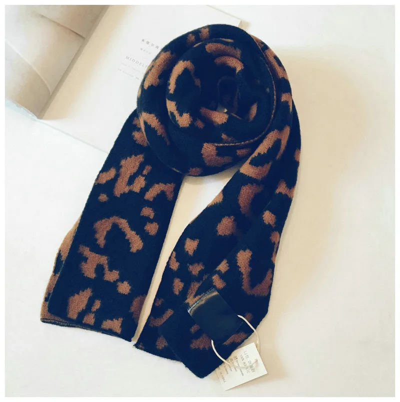 Новый кашемир как Леопардовый цвет Зимняя коллекция 2019 года двухсторонний шарф