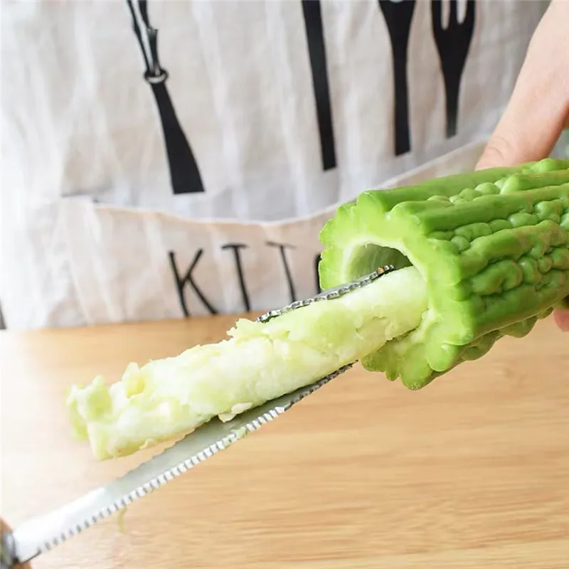 Нержавеющая сталь колокол перец сердечник для удаления фруктов ядро нож резак