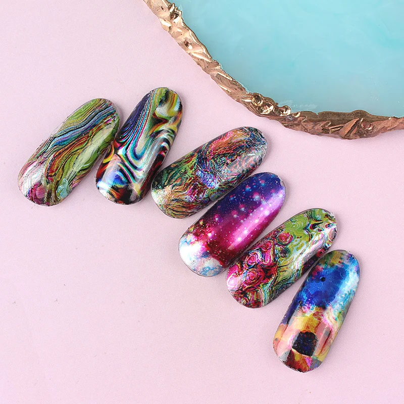 Lidan 18 видов конструкций может выбрать дизайн ногтей Звездный стикер набор