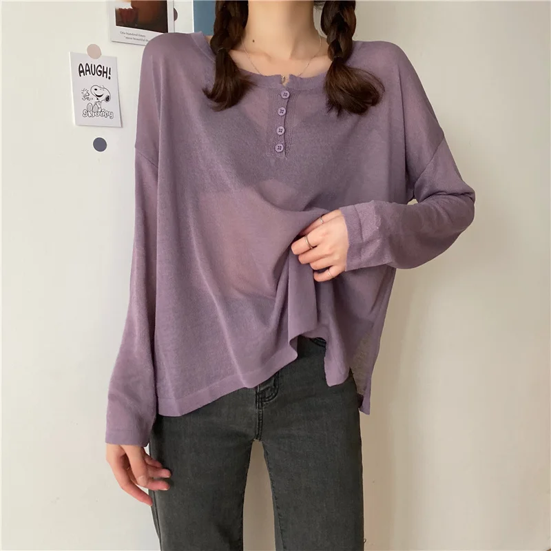 Свободная простая Солнцезащитная одежда | Женская