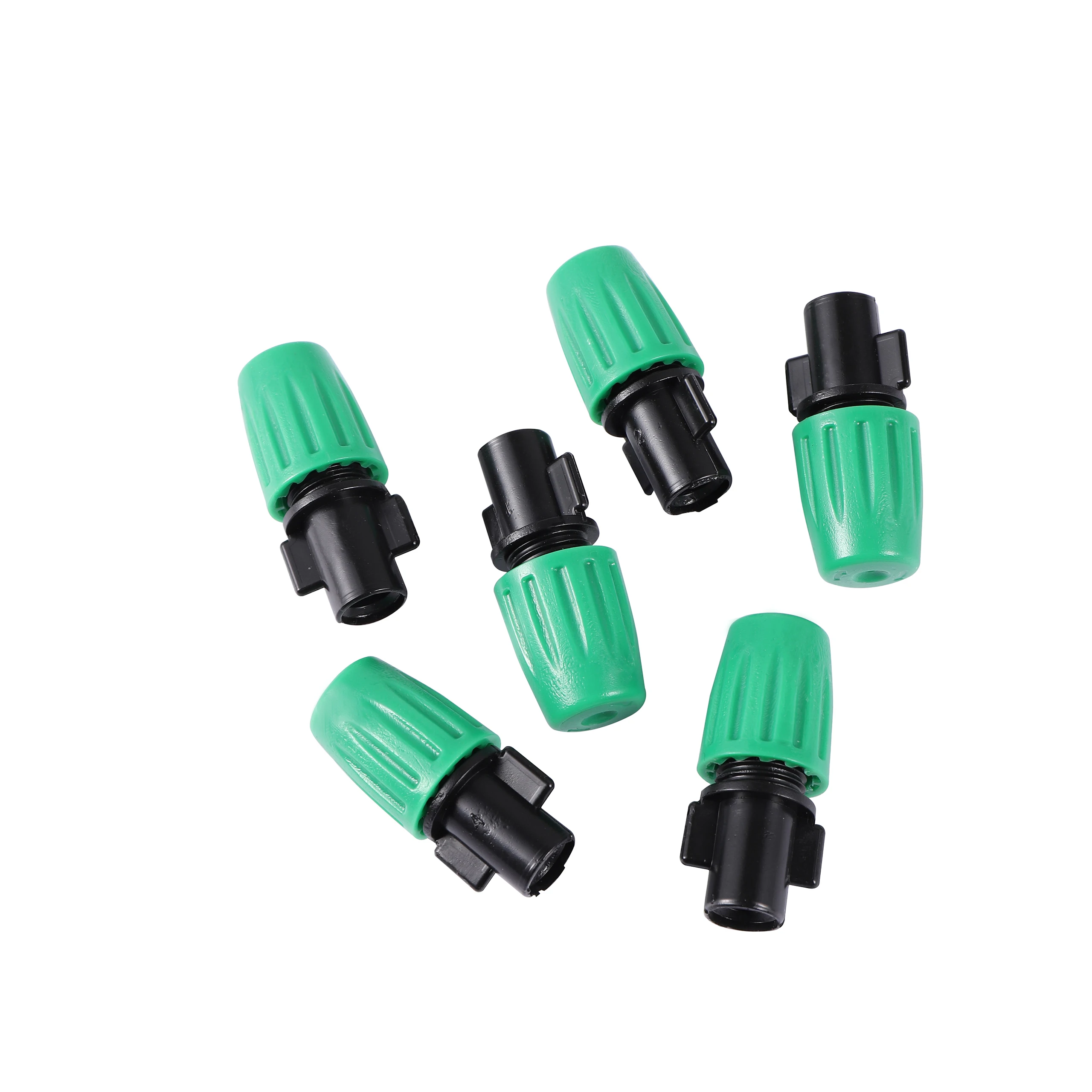 Boquilla nebulizadora de atomizaci&oacute;n de nebulizaci&oacute;n verde, refrigeraci&oacute;n de invernadero, humidificador, rociador de riego de jard&iacute;n, suministros de jard&iacute;n, 100 Uds.-5