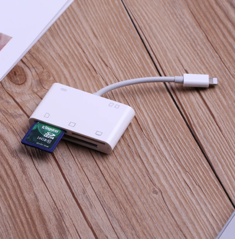 6в1 SD TF CF кардридер цифровая камера комплект подключения OTG адаптер для iPhone 11 PRO X XS