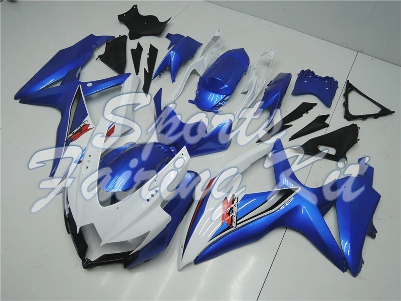 Комплекты обтекателей для GSXR 600 2008 2010 K8 белые фотообои комплекты Suzuki GSXR750 09 10