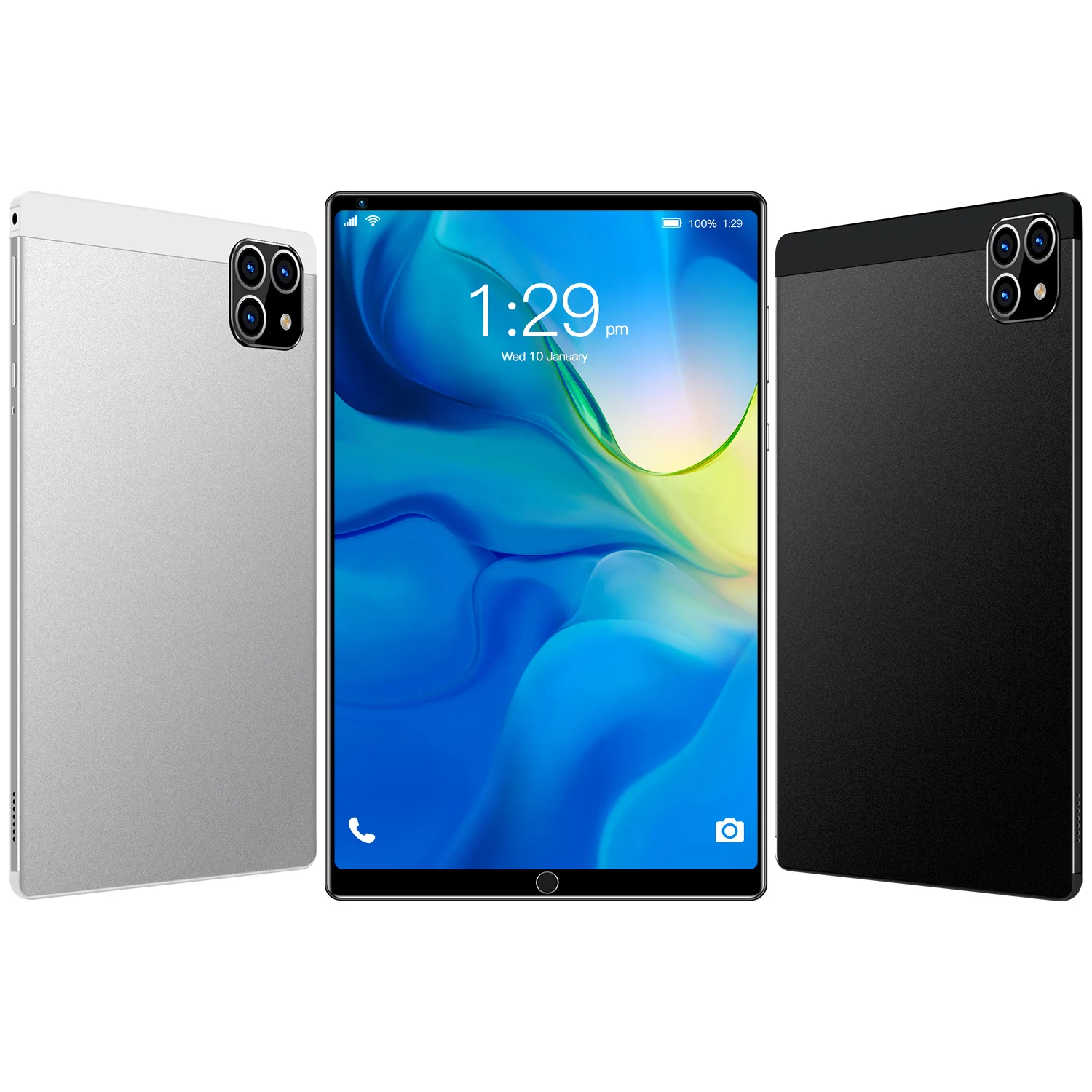 8Inch Ten Core 8GB+128GB K10 Large Android 9.0 WiFi Tablet PC Dual SIM Camera Bluetooth 4G Call Phone Gifts | Мобильные телефоны и