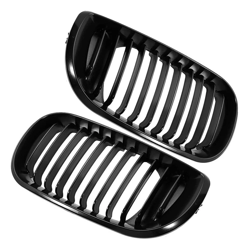 1 пара матовый черный Передняя решетка гриль подходит для 02 05 E46 4D Седан 318I 320I 323I