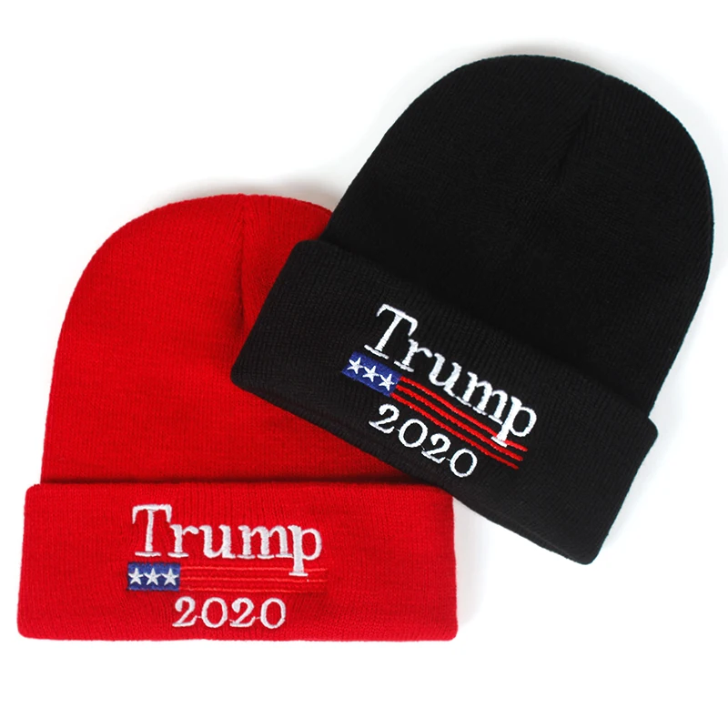 2020 Дональд Трамп Красные шапочки Skullies шляпа переизбрание сохранить Америку