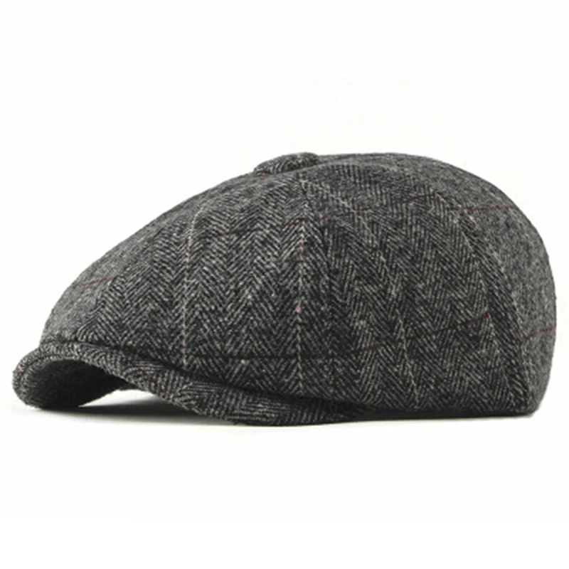 Tommy Shelby Men Berets Hat Autumn New Vintage Herringbone Octagon Cap Women'S Casual Pumpkin Hat Gatsby Flat Beret Hats BLM89